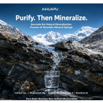 AIHUAPU AHP‑S4 1000G Mountain‑Spring Mineral RO Water Purifier, Dual Water(Pure Water / Strontium‑Rich Mineral Water), Smart Display Faucet, UV Mineralization Filter